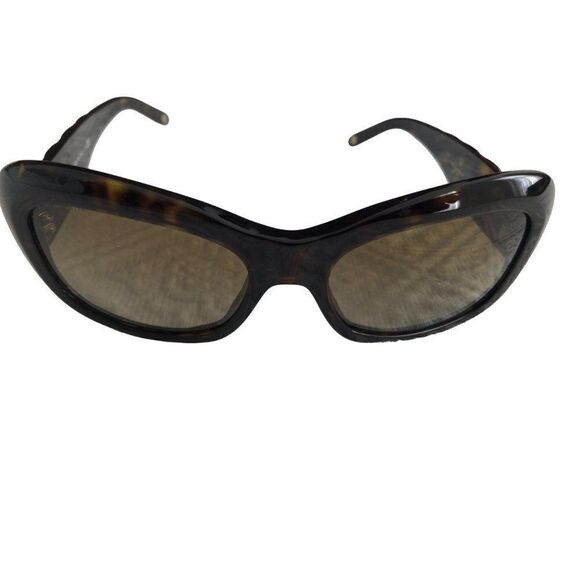 VERSACE Sunglasses Mod. 4155-B108/13 CRYSTALS 55-17-135 2N with Case - Picture 2 of 10